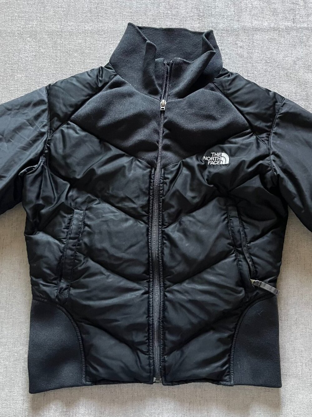 North Face 600 Jacket Women S Black Insulated Down Full Zip Puffer Outerwear